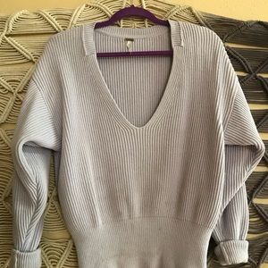 Free people lavender sweater
